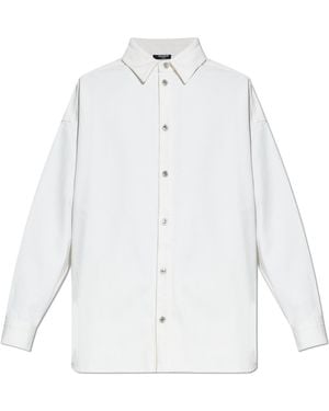 Balmain Denim Shirt - White
