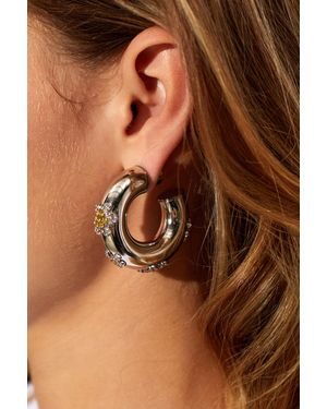 Marni Hoop Earrings - Brown