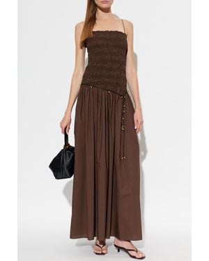 Matteau Strappy Dress - Brown
