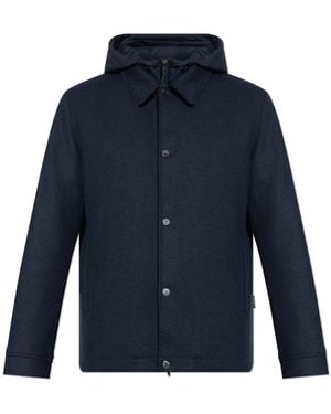 Woolrich Hooded Jacket - Blue