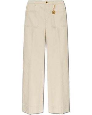 MICHAEL Michael Kors Flared Leg Jeans - White