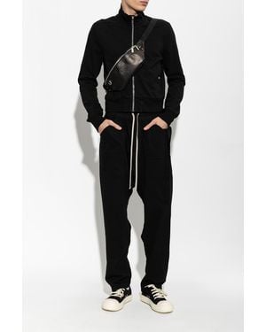 Rick Owens Sweatshirt With Pockets - Black