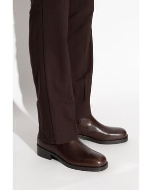 Burberry 'Huntley' Heeled Ankle Boots - Brown