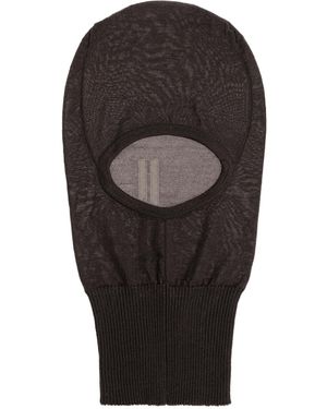 Rick Owens Cashmere Balaclava - Black