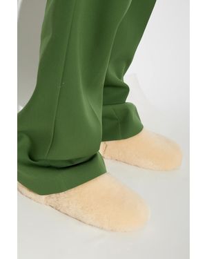UGG 'Elea Fluffed' Sliders - Green