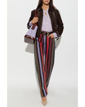 Versace Wool Cardigan With Embroidered Logo