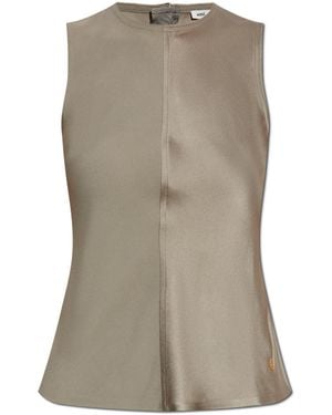 Ami Paris Top With Stitching - Green