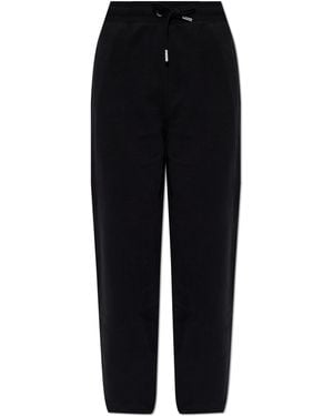 Ami Paris Wide-Leg Joggers - Black