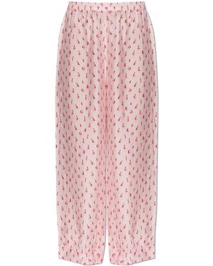 American Vintage Patterned Trousers - Pink