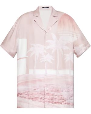 Balmain Short-Sleeve Shirt - Pink