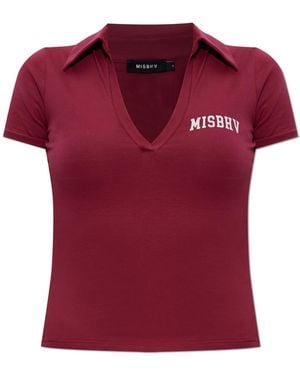 MISBHV Top With "Z" Logo - Red