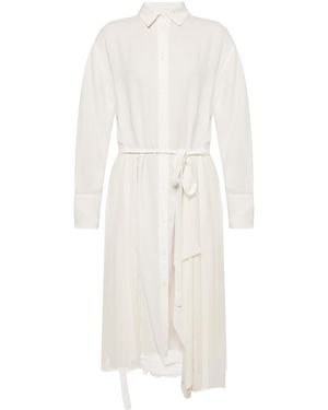 Iceberg Dress With Collar - Natural
