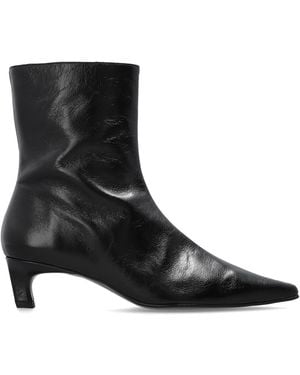 Alohas 'Ambar Rift' Heeled Ankle Boots - Black