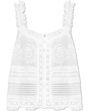 LoveShackFancy Top 'Sully' - White