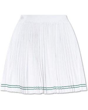 LACOSTE RUNWAY Pleated Skirt - White