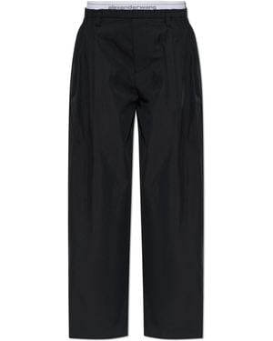 Alexander Wang Wide-Leg Trousers - Black