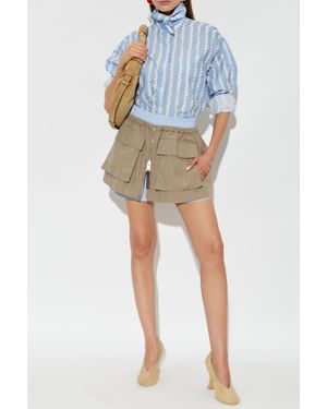 Moschino Skort With Pockets - Blue