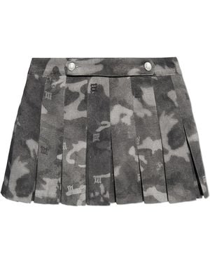 MISBHV Pleated Skirt - Grey