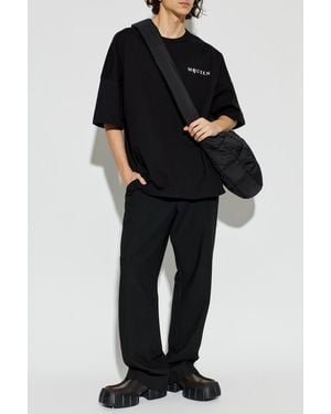 McQueen T-Shirt With Logo - Black