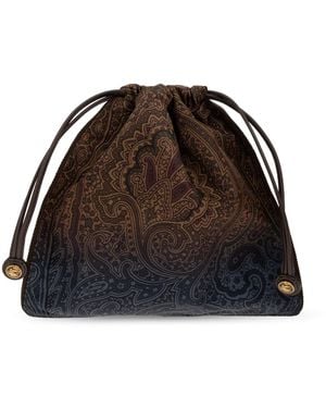 Etro Patterned Bag - Brown