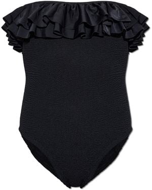 Hunza G One-Piece Swimsuit 'Eloise' - Black
