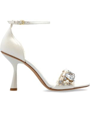Kate Spade Heeled Sandals Treasure - White