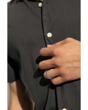 AllSaints Brass Ring - Black