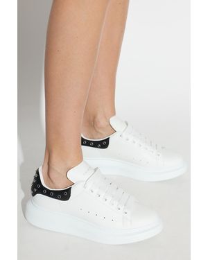 McQueen Leather Sports Shoes - White
