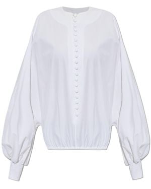 Balmain Long-Sleeved Top - White