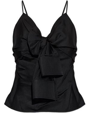 Alexander Wang Sleeveless Silk Top - Black