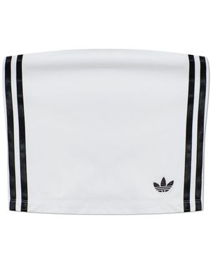 adidas Originals Top With Exposed Shoulders - Black