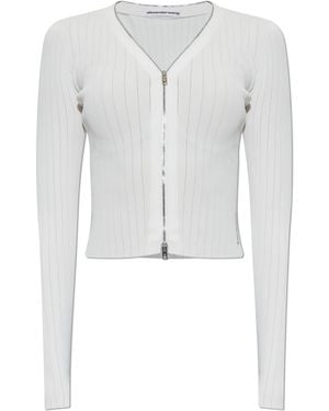 Alexander Wang Fitted Cardigan - White