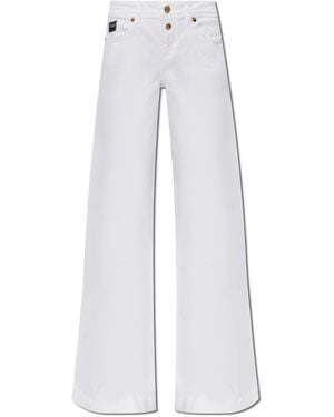 Versace Jeans Couture Jeans With Flared Legs - White