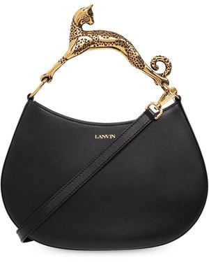 Lanvin 'Cat Pm' Hobo Bag - Black