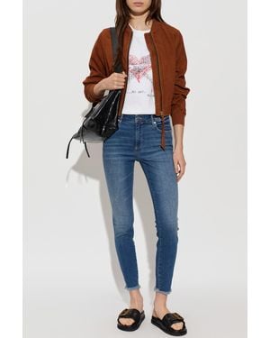 AllSaints Orten Suede Jacket - Blue