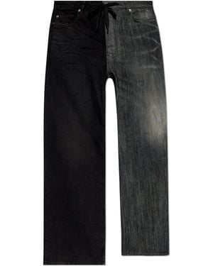 Balenciaga Wide-Leg Jeans - Black