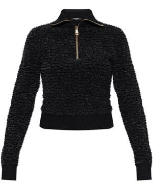 Balmain Jumper With Collar - Black