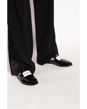Givenchy Leather Slides - Black