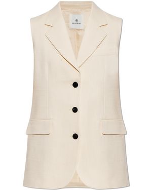 Anine Bing "Sara" Vest - Natural