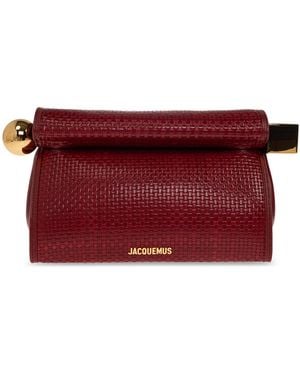 Jacquemus Leather Bag 'Rodna Carre' - Red