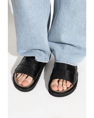 AllSaints Leather Slides 'Randal' - Blue