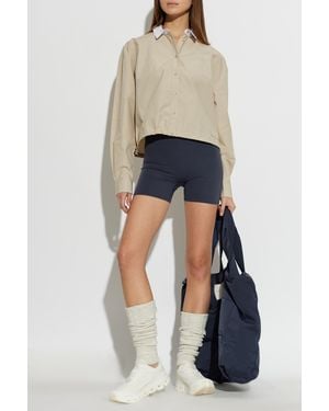 Rethinkit Studios Cotton Shirt With Embedded Logo - Natural
