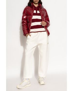 Moncler Polo With Logo - Red