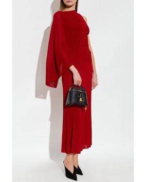 Balmain Pleated Skirt - Red