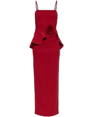 ROTATE BIRGER CHRISTENSEN Dress With Applique - Red