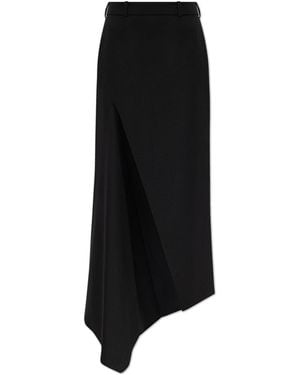 Givenchy Asymmetrical Skirt With A Slit - Black