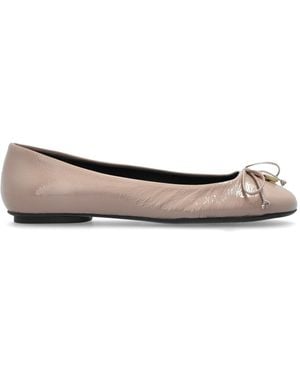 Furla Ballerinas With Bow - White