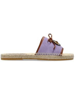 Versace 'Lola' Slides - Purple