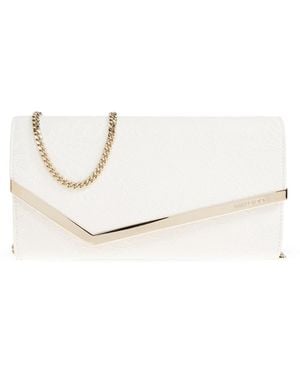 Jimmy Choo Clutch Bag 'Emmie' - White