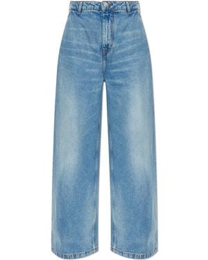 Ami Paris Wide-Leg Jeans - Blue